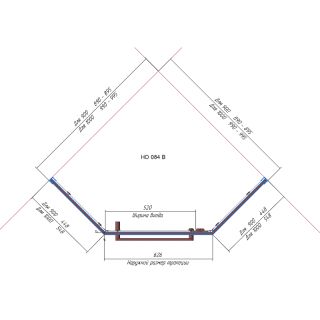 Душевой уголок RGW HO-084G